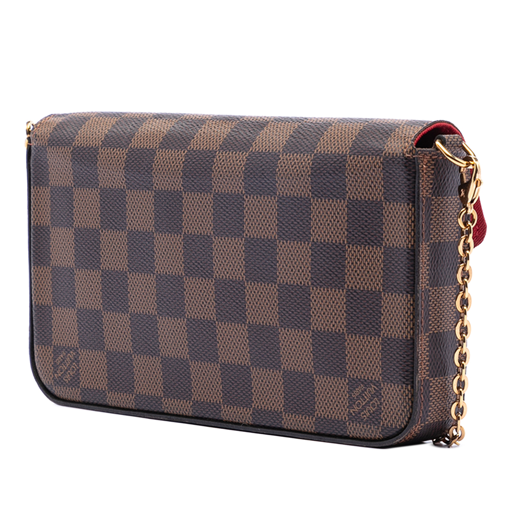 Pre-Loved Louis Vuitton Damier Ebene Pochette Felicie - Picture 2 of 8